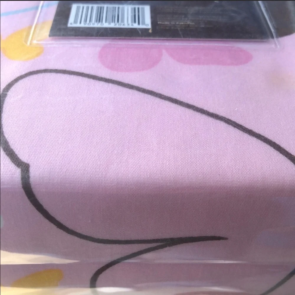 New Dwell Studio Pink Butterfly Window Panel Curtain 54”X 84”